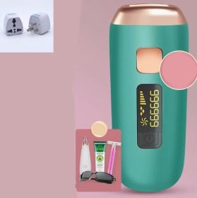 Freezing Point Hair Removal Instrument Ladies Special Whole Body Household (Option: Exclusive dark green-US)
