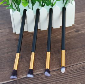 4Eye Shadow Brush Makeup Long Stick Medium (Option: Black gold)