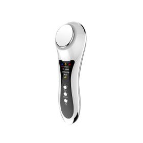 Hot & Cold Eye Massage Machine Eye Skin Care Reduce Fine Lines Remove Eye Edema Circle Ease Dry Eye Stress Warm Care (Option: Pearl white)