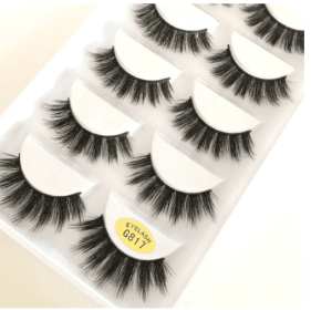 Five Pairs Of 3D False Eyelashes G800 Thick  Mink False Eyelashes (Option: G8017)