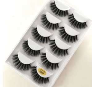 Five Pairs Of 3D False Eyelashes G800 Thick  Mink False Eyelashes (Option: G800)